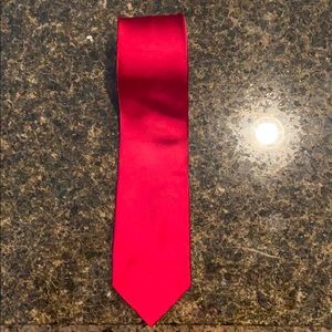Red Silk Tie